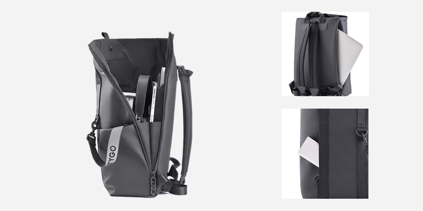 Рюкзак Xiaomi Urban Eusing Backpack Black: Фото 5