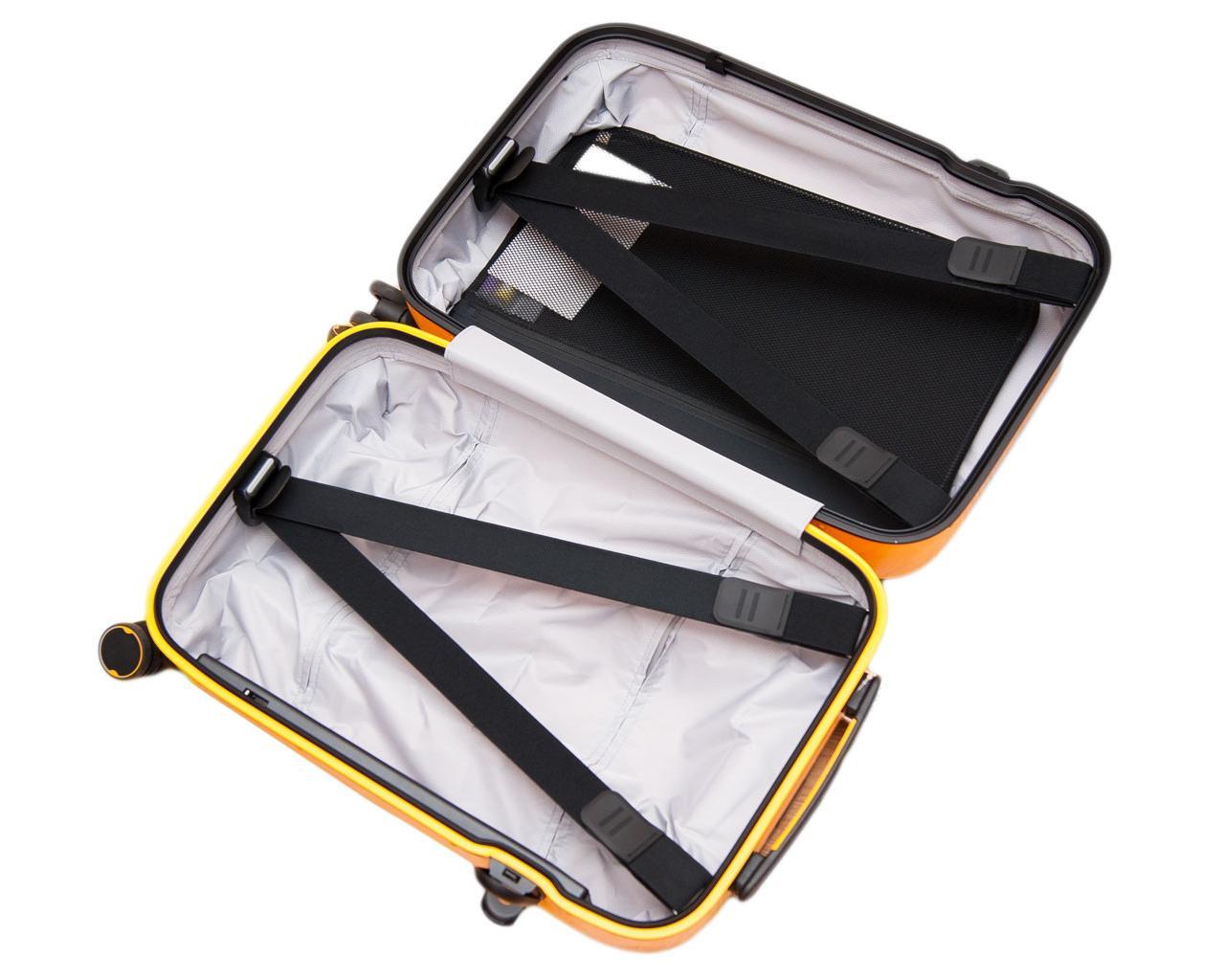 Фотография Чемодан Xiaomi 90FUN Aluminum Smart Unlock Suitcase 24'' Medium Yellow