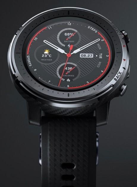 Умные часы Xiaomi Amazfit Stratos 3 Black Казахстан