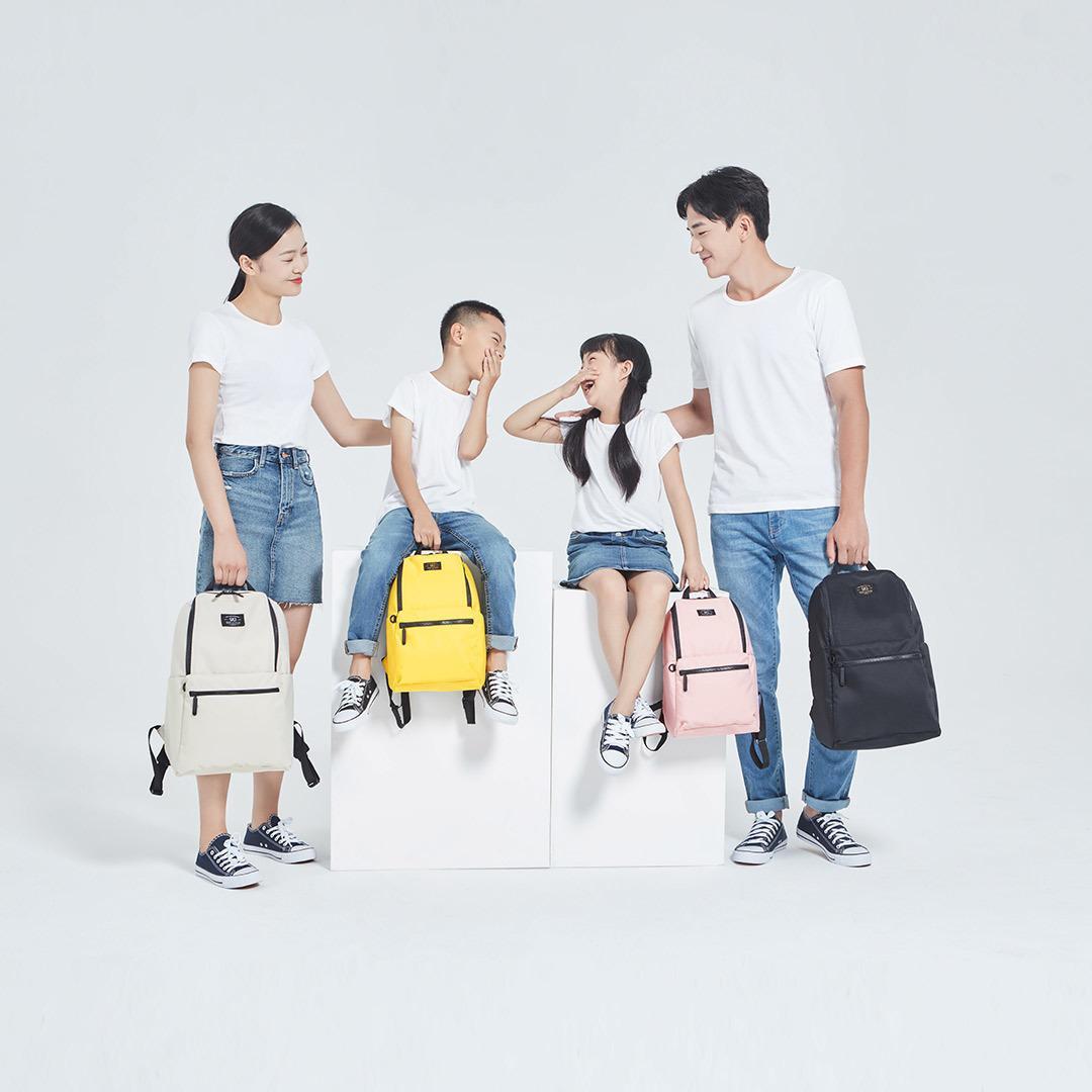 Рюкзак Xiaomi NINETYGO Light Travel Backpack Pink (size L): Фото 7