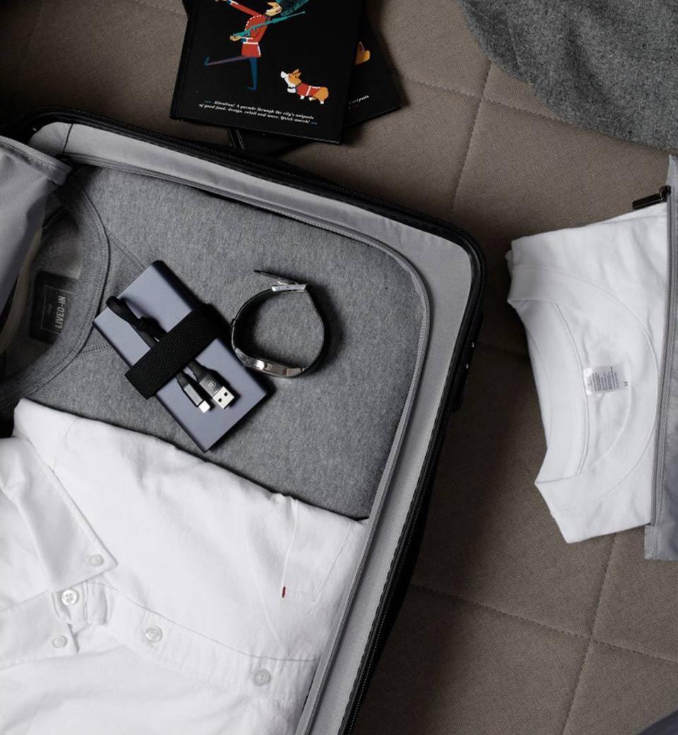 Чемодан Xiaomi 90FUN Business Travel Luggage 24" Night Black: Фото 5