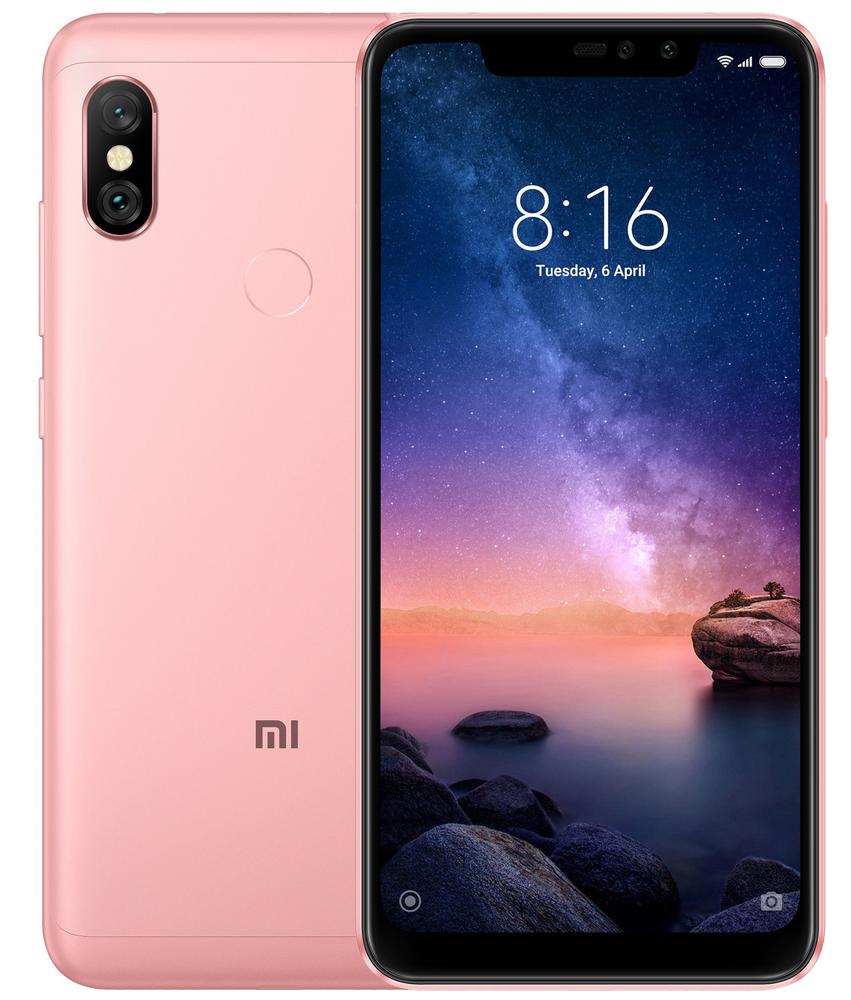 Фото Смартфон Xiaomi Redmi Note 6 Pro 32Gb Rose Gold