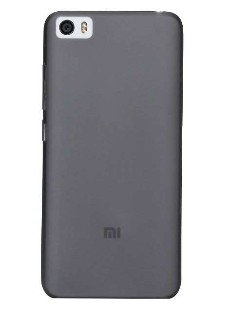 Чехол-бампер transparent silicon для Mi5 (Dark): Фото 1