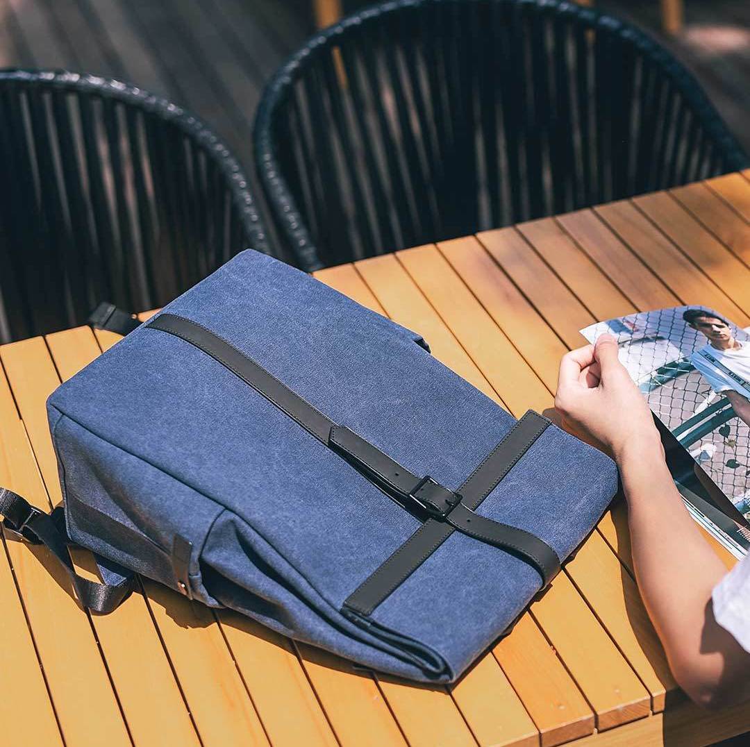 Рюкзак Xiaomi Grinder Oxford Leisure Backpack Blue: Фото 5