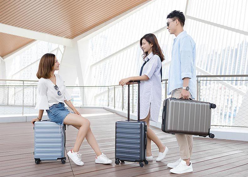 Чемодан Xiaomi 90FUN Business Travel Luggage 20" Lake Light Blue: Фото 4