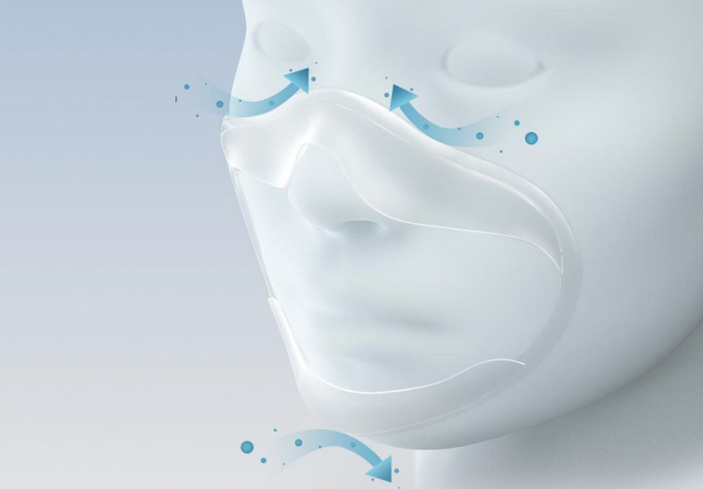 Картинка Маска для очистки воздуха Xiaomi MiJia AirWear Mask Grey