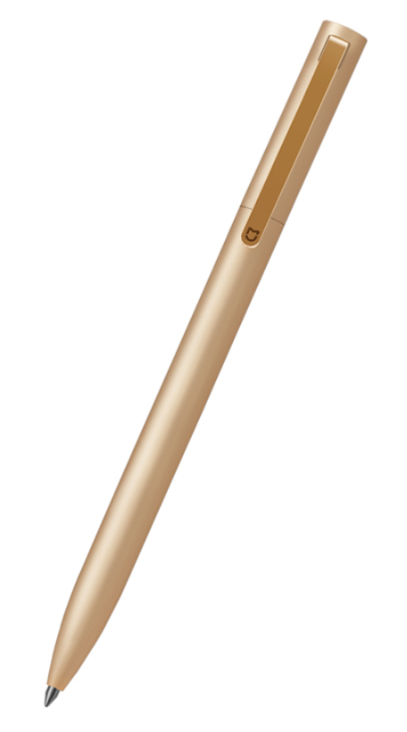 Авторучка Xiaomi Mi Aluminum Rollerball Pen Gold: Фото 1