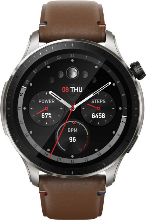 Фото Умные часы Xiaomi Amazfit GTR 4 Brown Leather (A2166)
