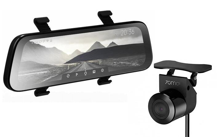Видеорегистратор Xiaomi 70mai Mirror Rearview Dash Cam Wide + 70mai HD Camera Kit