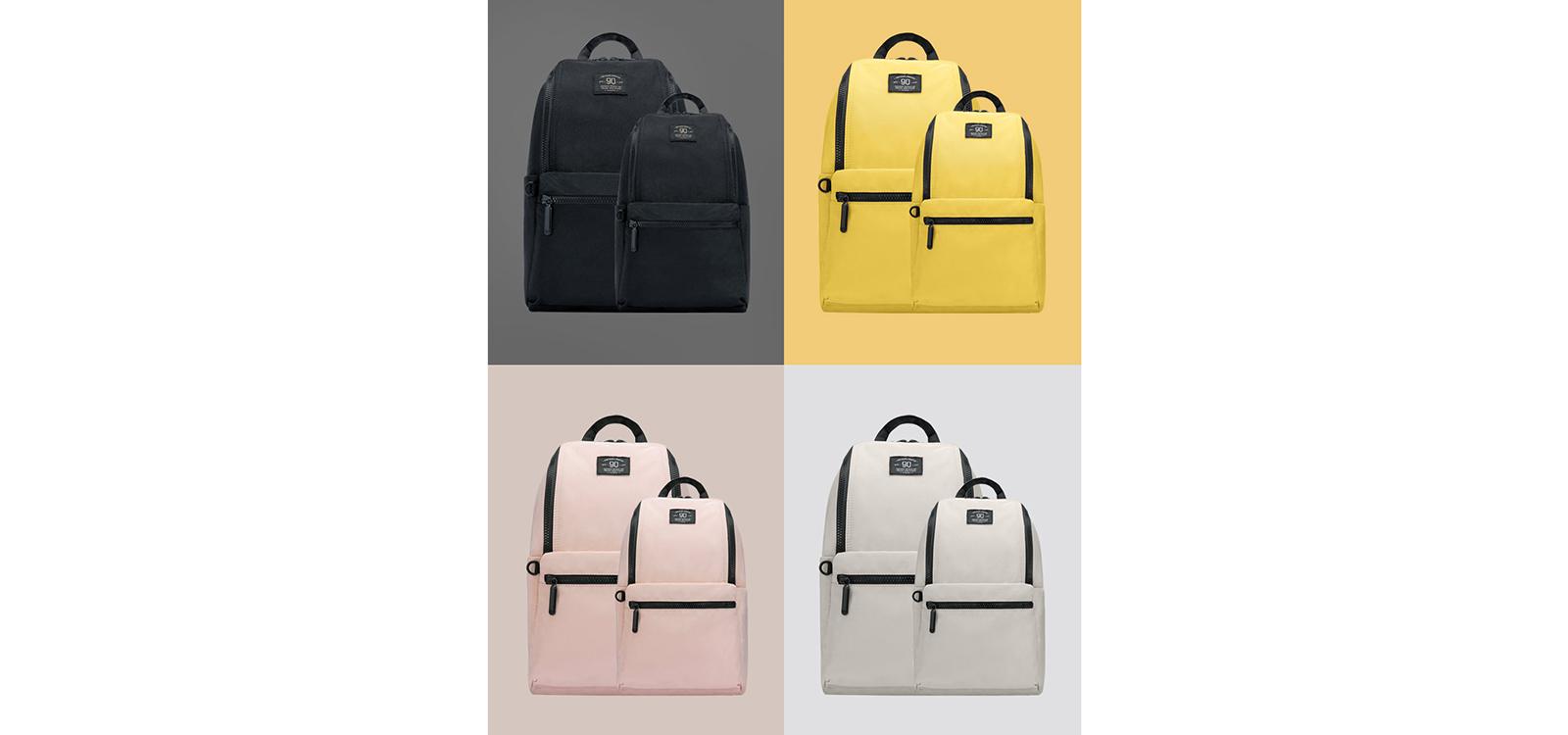 Рюкзак Xiaomi NINETYGO Light Travel Backpack Yellow (size S): Фото 8
