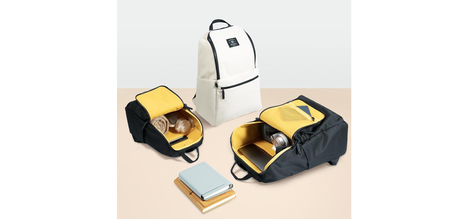 Рюкзак Xiaomi NINETYGO Light Travel Backpack Black (size S): Фото 8