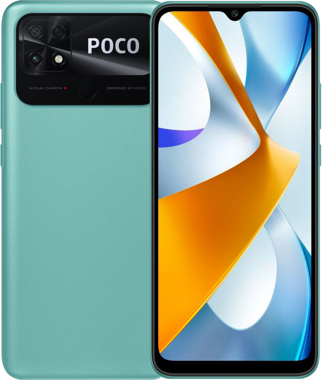 Смартфон Xiaomi Poco C40 4/64Gb Green: Фото 1