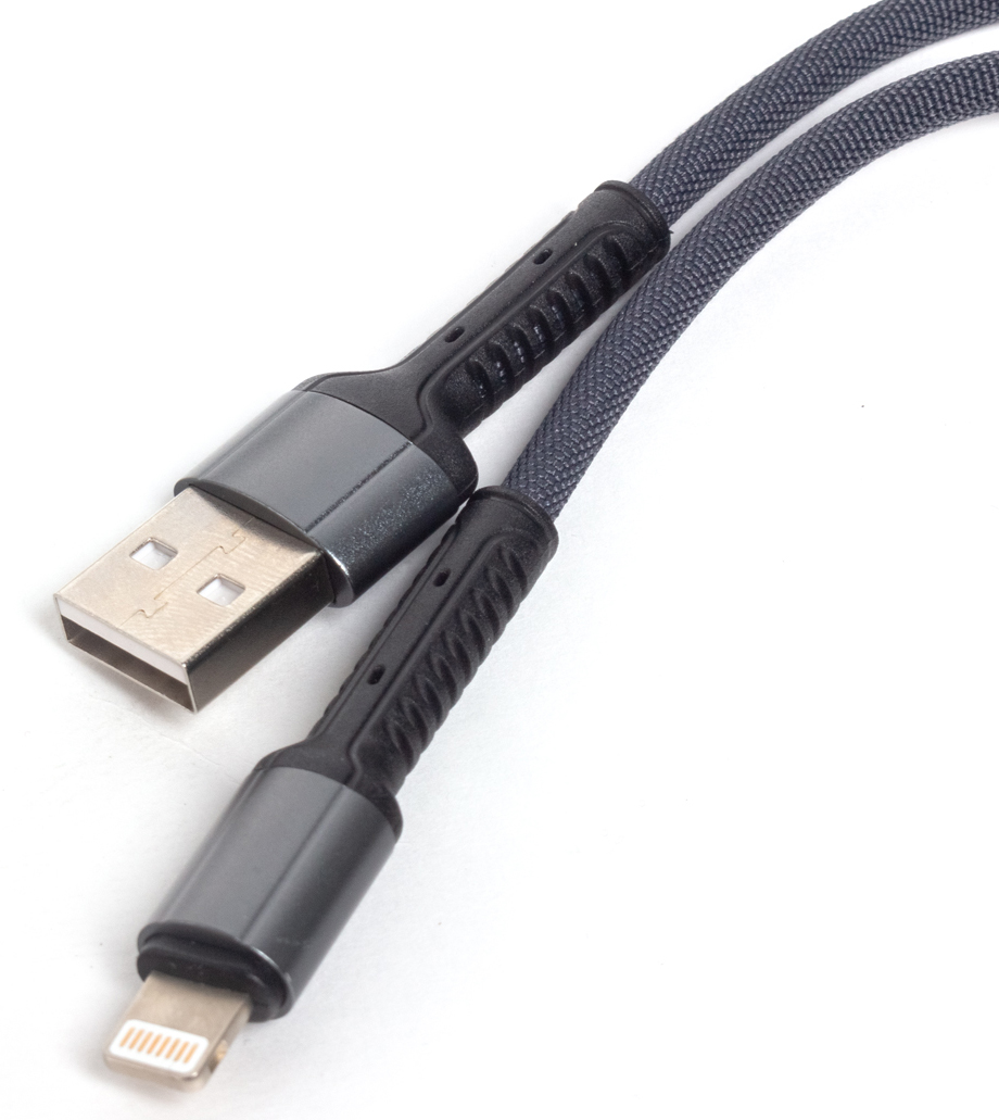 Кабель LDNIO LS64 Fast Charge USB-Lightning Grey 2.0 m (40647): Фото 1