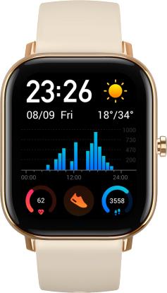Умные часы Xiaomi Amazfit GTS Beige/Desert Gold: Фото 1