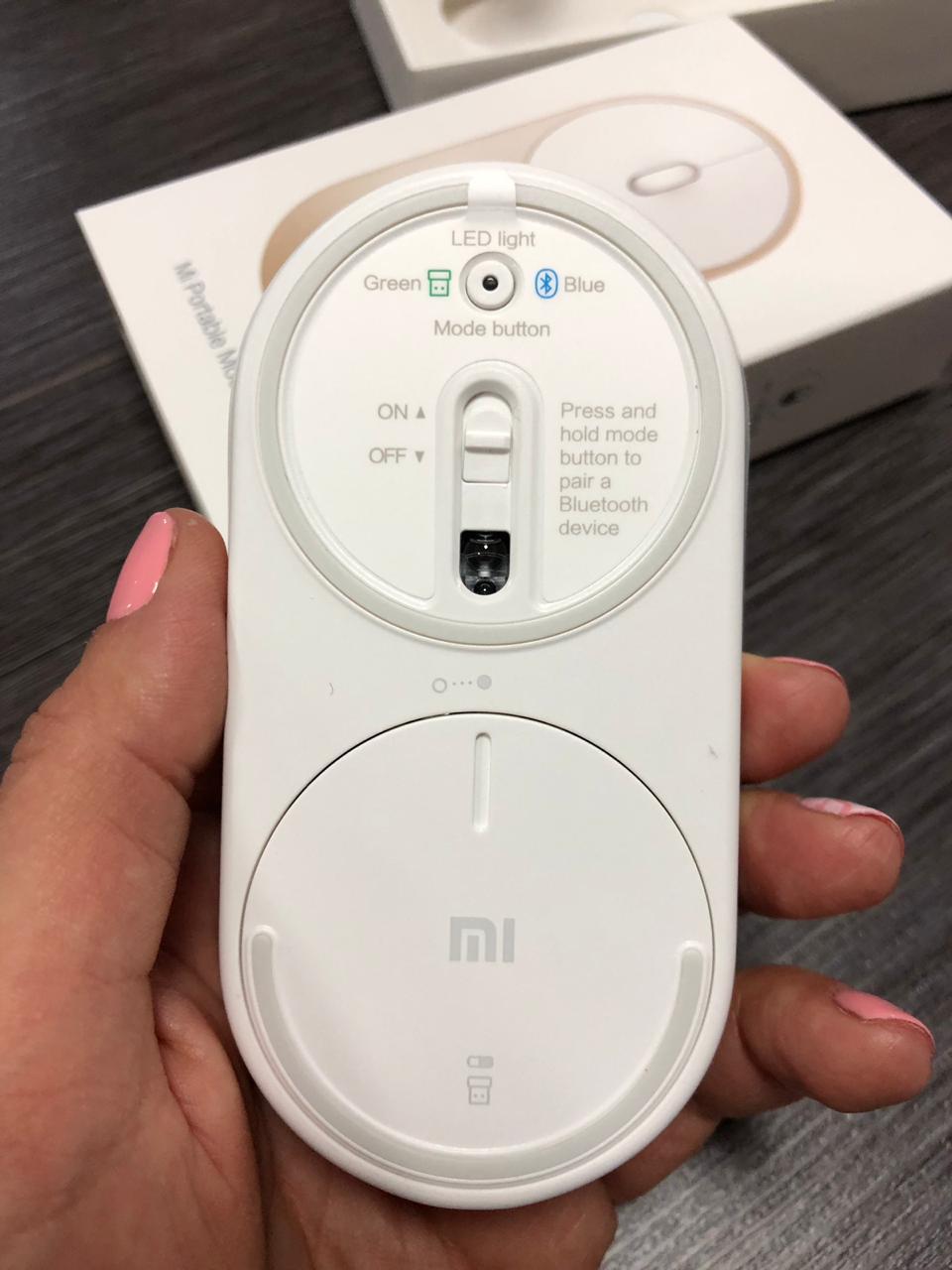 Цена Беспроводная мышь Xiaomi Mi Portable Mouse Gold