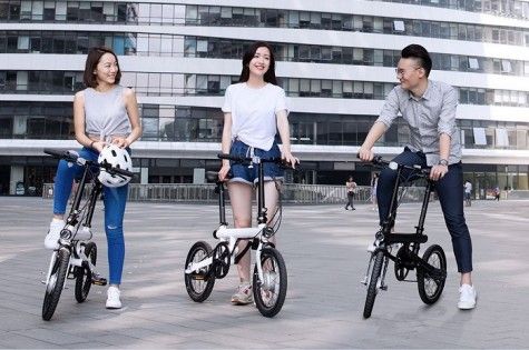 Электрический велосипед Xiaomi Mi QiCYCLE Folding Electric Bicycle White заказать