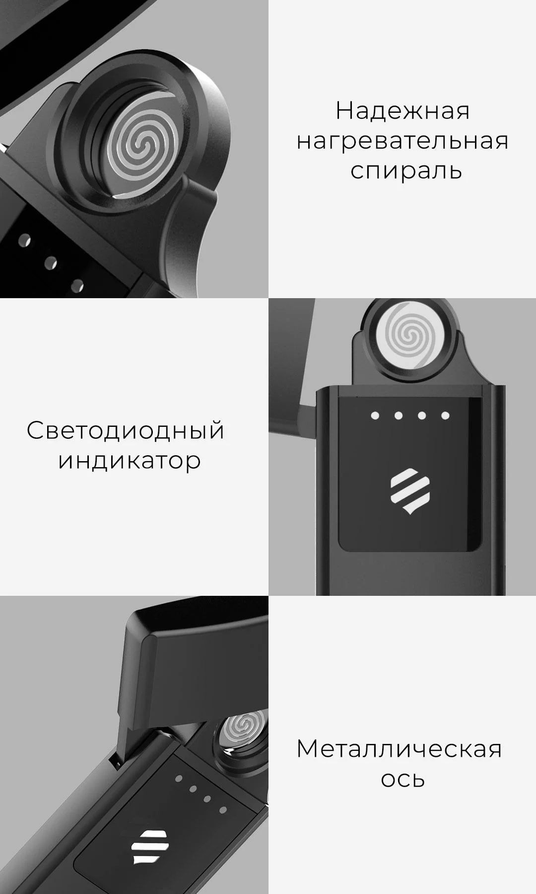 Электронная зажигалка Xiaomi Beebest Rechargeable Lighter Казахстан