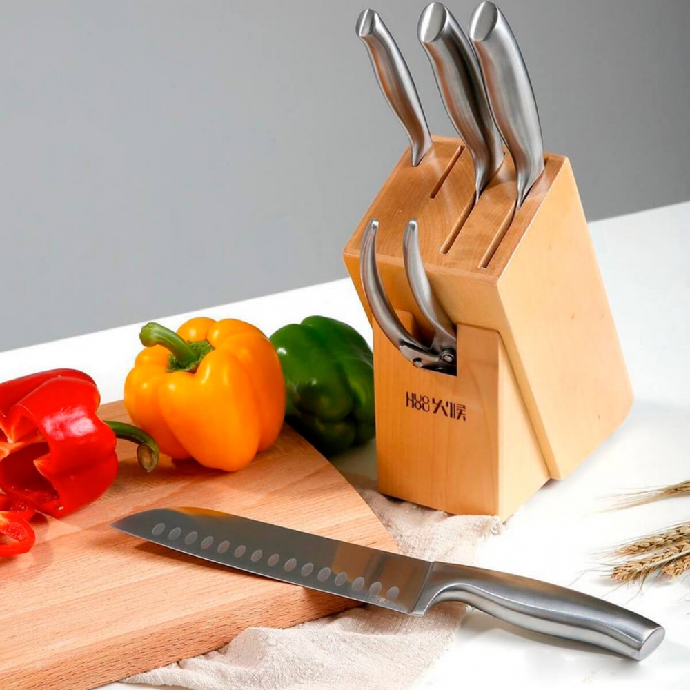 Цена Набор ножей Xiaomi Huo Hou Nano Knife Set 5 pcs. (HU0014)