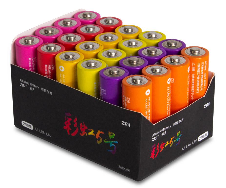 Батарейки ZMI Rainbow AA batteries 24 шт: Фото 1