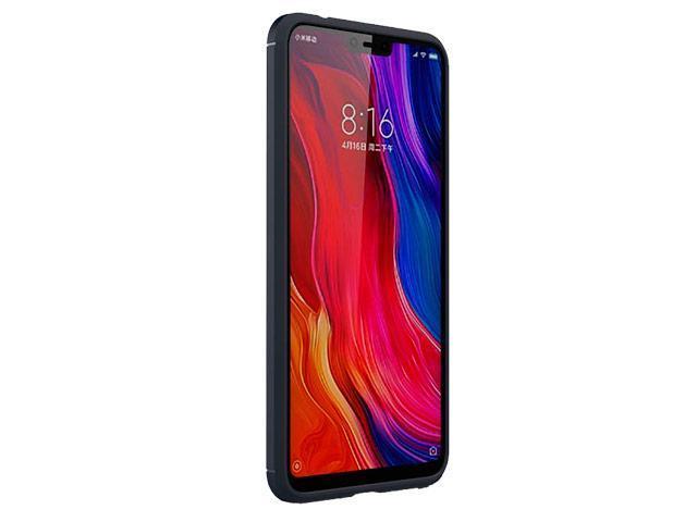 Фотография Чехол Yotrix Rugged Armor для Xiaomi Redmi Note 6 (синий, гелевый)