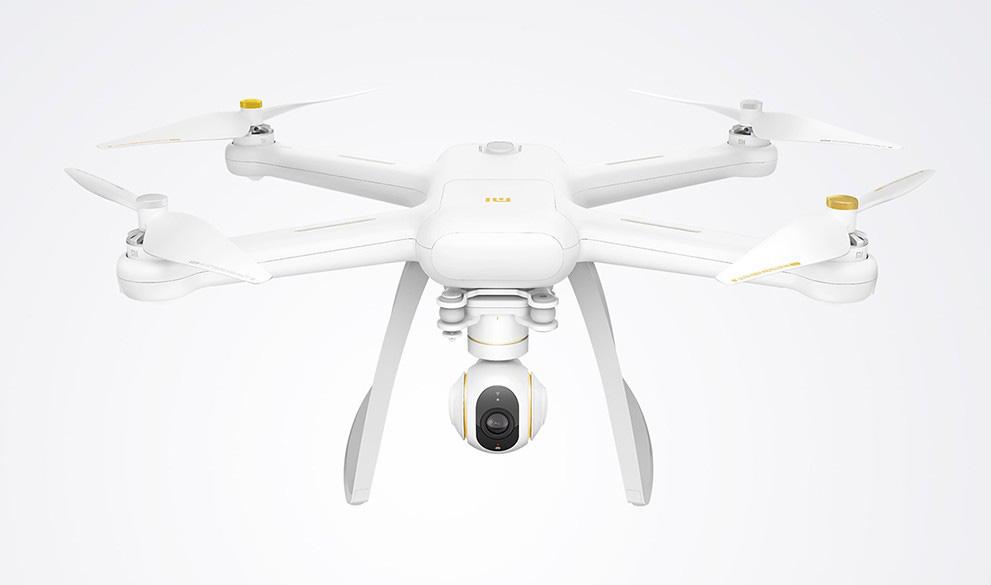 Картинка Квадрокоптер Xiaomi Mi Drone White 4K