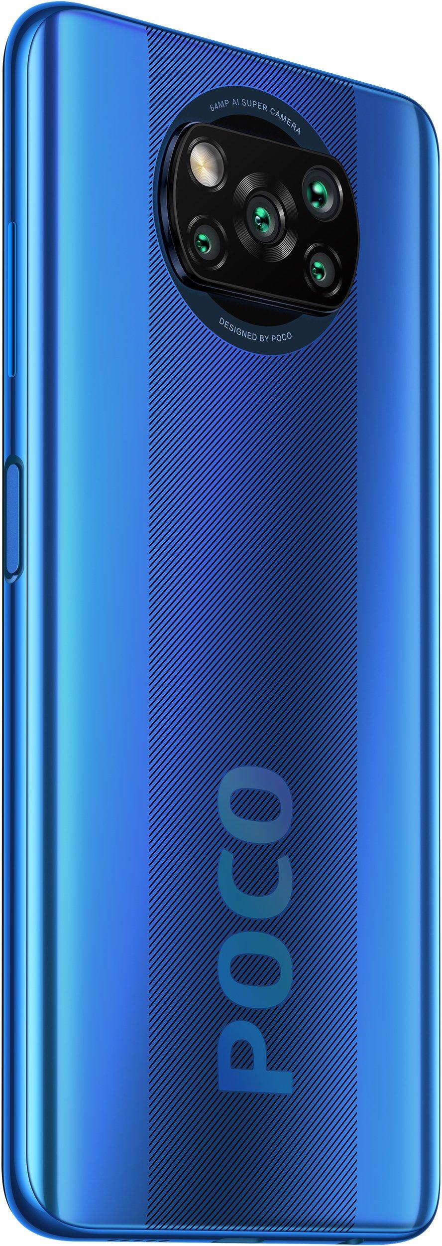 Смартфон Xiaomi Poco X3 6/128Gb Cobalt Blue: Фото 6