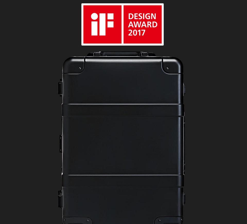 Картинка Чемодан Xiaomi NinetyGo Smart Metal Suitcase Fingerprint Unlock 20" Black