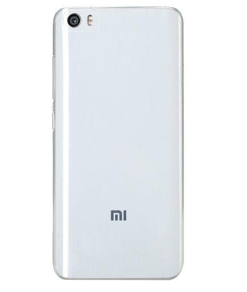 Фото Чехол-бампер transparent silicon для Mi5 White
