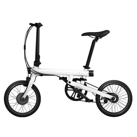Фото Электрический велосипед Xiaomi Mi QiCYCLE Folding Electric Bicycle White
