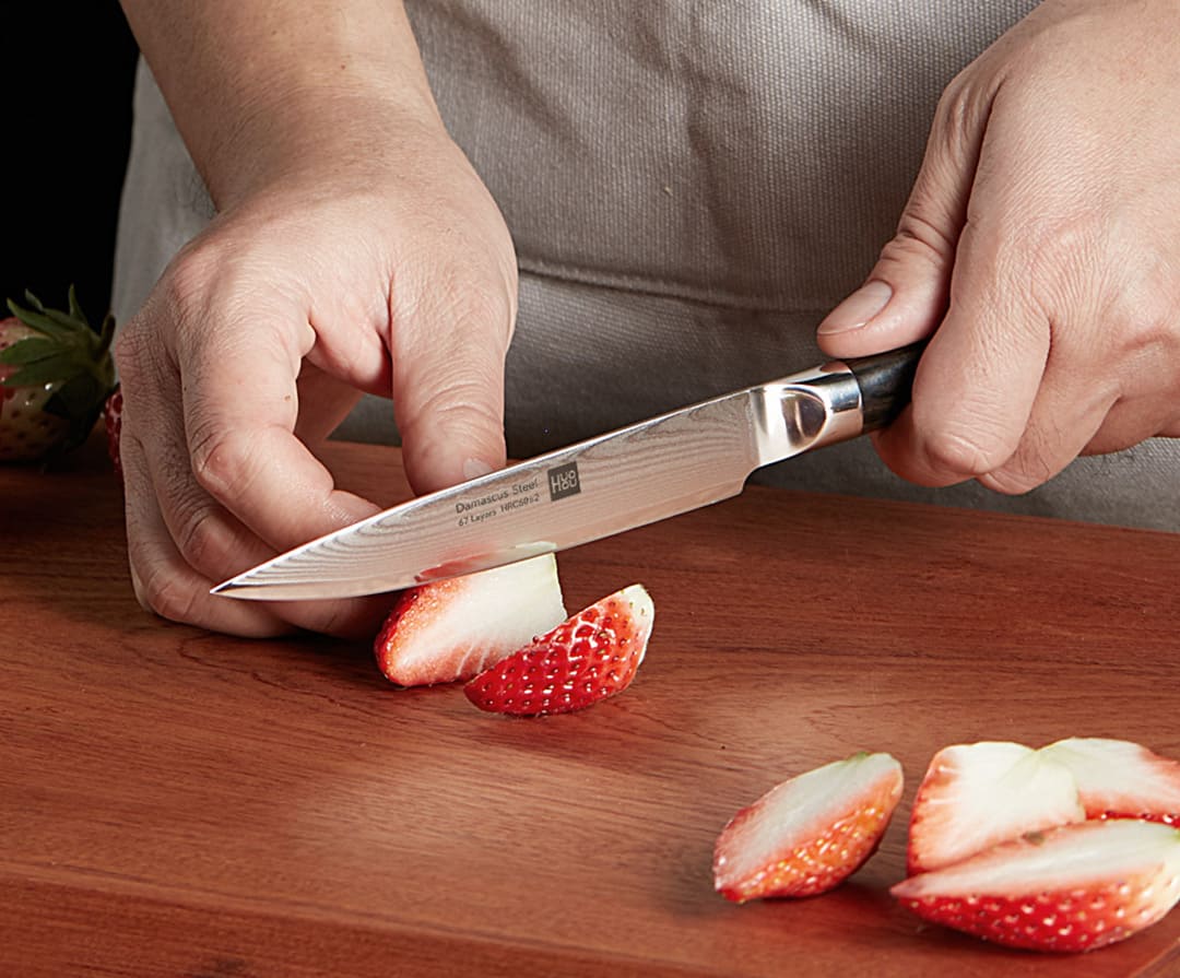 Набор ножей Xiaomi Huo Hou Damask Steel Knife Set 5 pcs. (HU0073): Фото 12