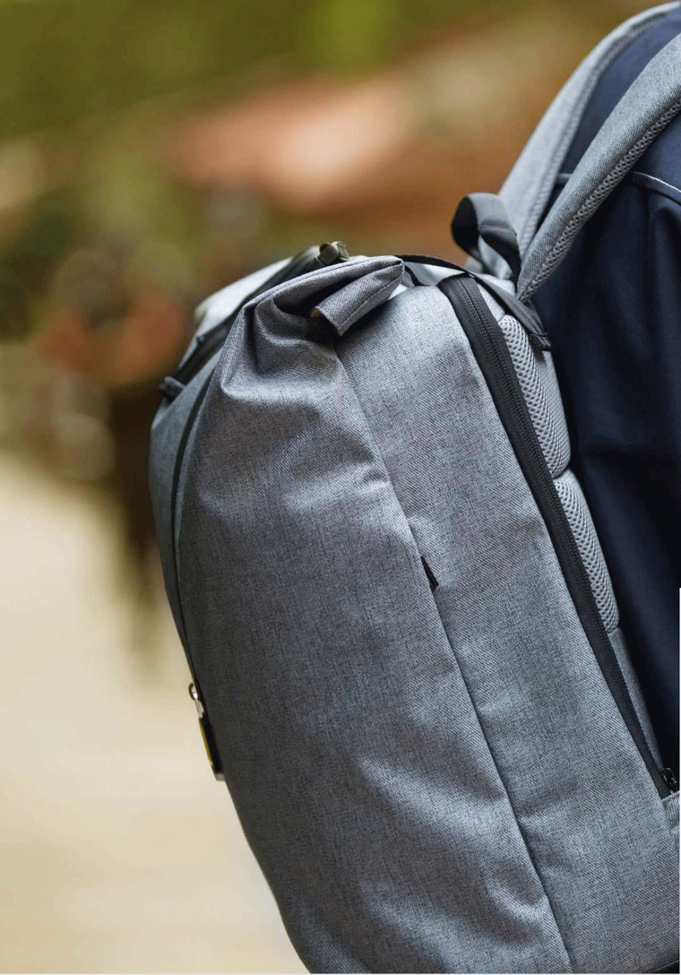 Рюкзак Xiaomi NINETYGO Outdoor Leisure Backpack Grey: Фото 11