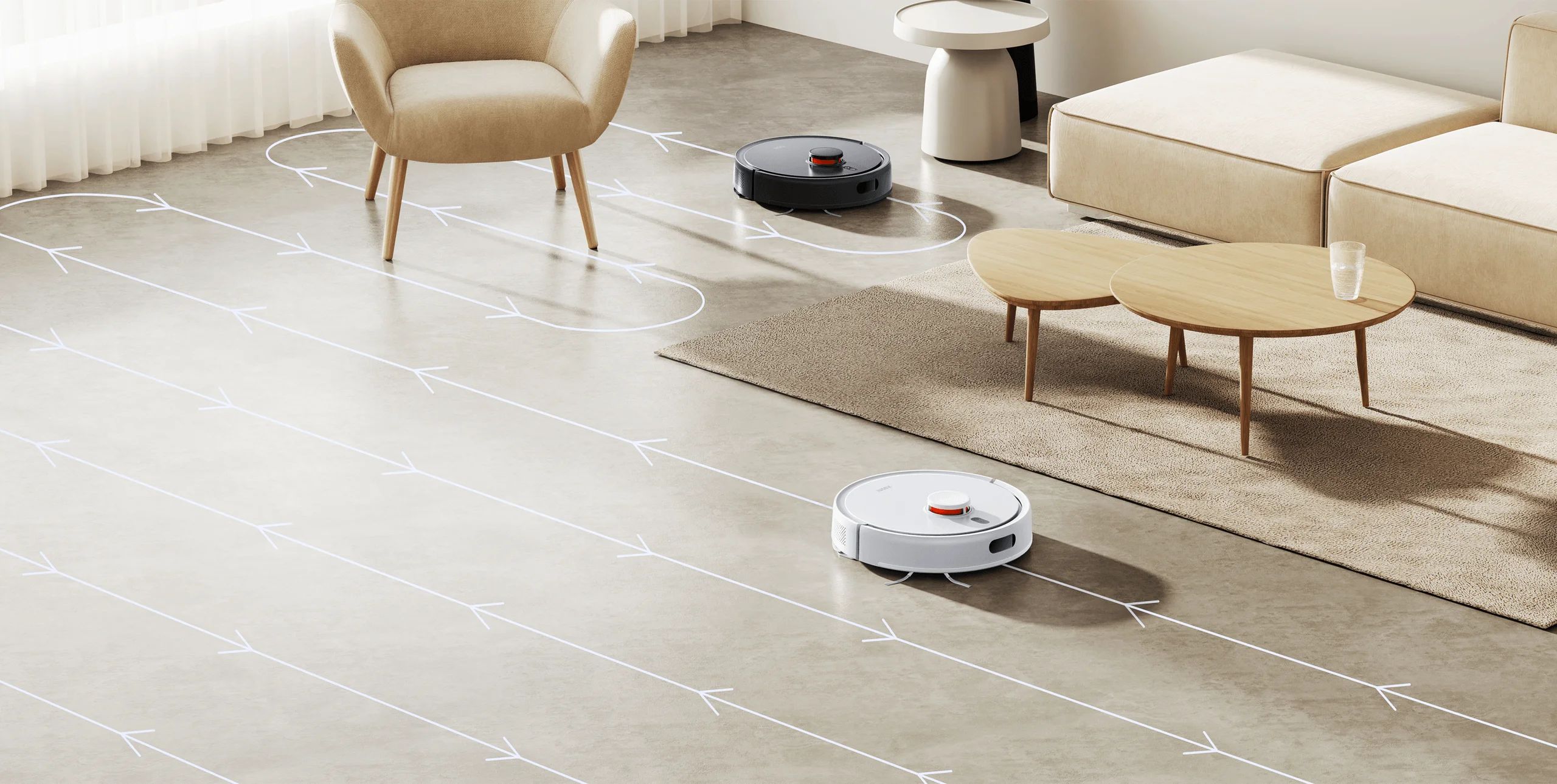 Цена Робот-пылесос Xiaomi Robot Vacuum S20 White (D106)