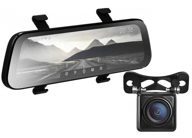 Видеорегистратор Xiaomi 70mai Mirror Rearview Dash Cam Wide + 70mai Night Vision HD Camera Kit: Фото 1