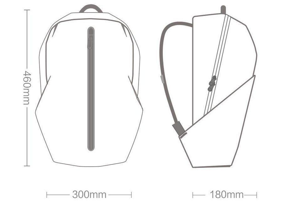 Рюкзак Xiaomi All Weather Functional Backpack Black: Фото 10