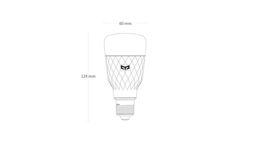 Умная лампочка Xiaomi Yeelight Smart Bulb 1S (YLDP15YL)