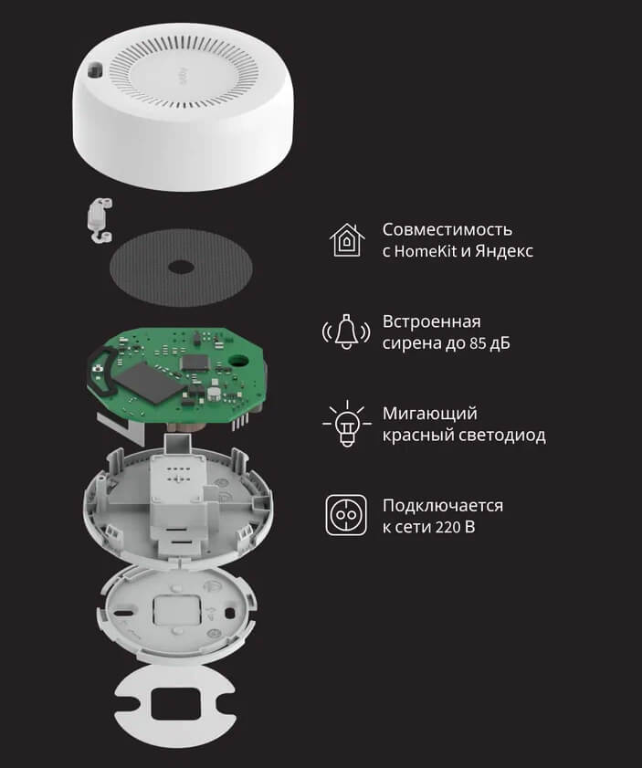 Датчик газа Xiaomi Aqara Smart Natural Gas Detector