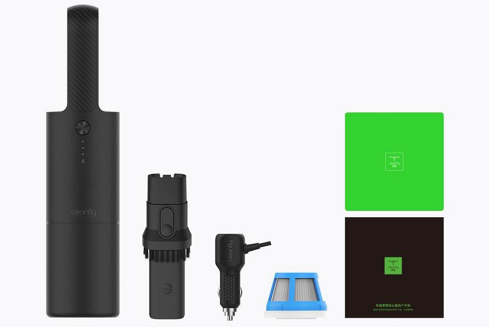 Пылесос автомобильный Xiaomi Cleanfly Wireless Car Vacuum Cleaner
