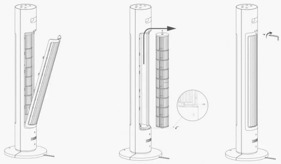 Вентилятор-колонна Xiaomi Smart Tower Fan (BHR5956EU)