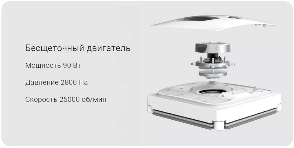 Робот-мойщик окон Xiaomi HUTT Window Cleaning Robot W55