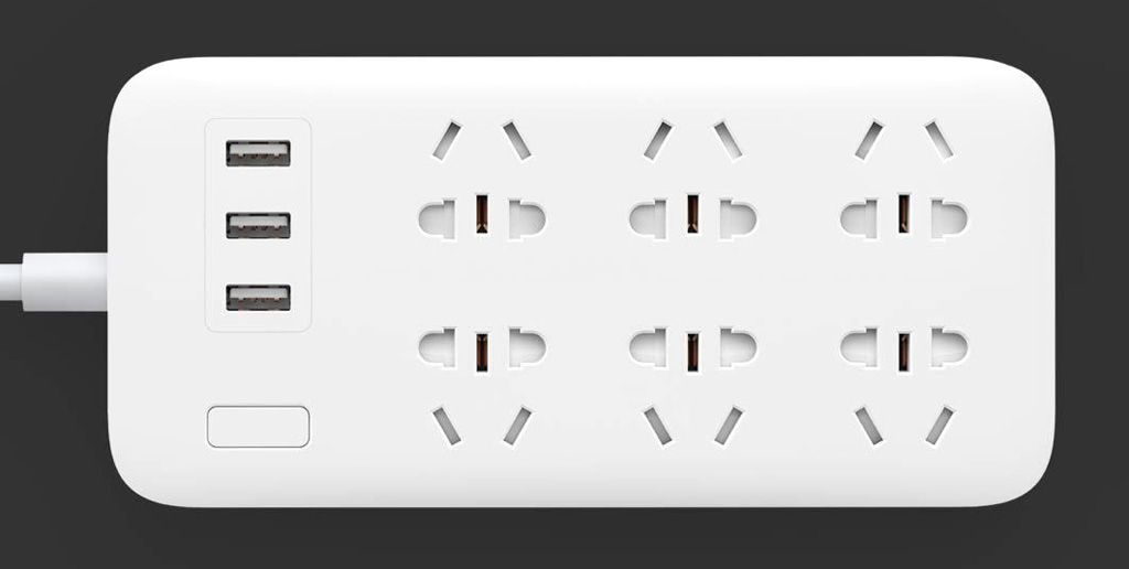 Mi Power Strip 6 розетки и 3 USB порта White_7.jpg