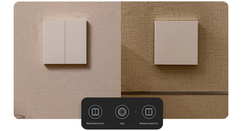 Выключатель Xiaomi Aqara Smart Wall Switch H1 Single Rocker (WS-EUK03)