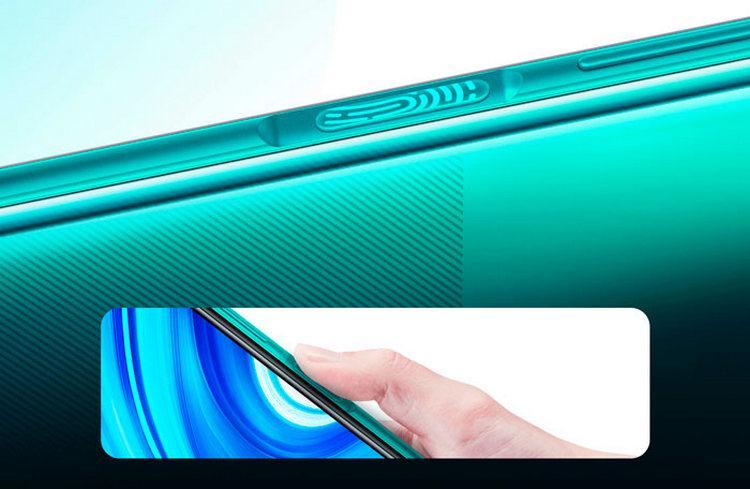 Сканер отпечатка пальца у Redmi Note 9 Pro находится на боковой грани