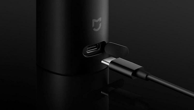 Электробритва Mi Electric Shaver S500 заряжается от USB Type-C