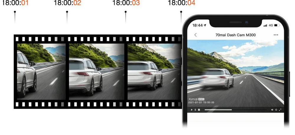 Видеорегистратор Xiaomi 70mai Dash Cam (M300)