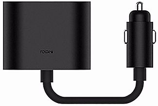 Адаптер RoidMi 1 to 2 charger adapter Black