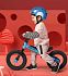 Беговел детский Xiaomi Ninebot Kid Bike 12" Red