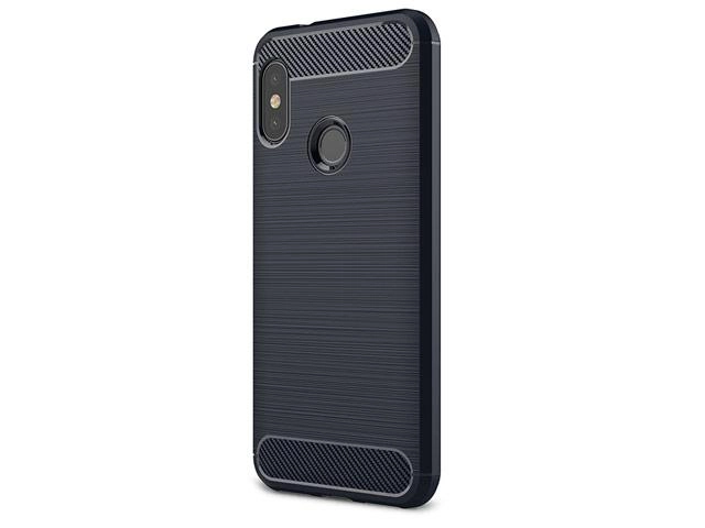 Фото Чехол Yotrix Rugged Armor для Xiaomi Redmi 6 pro (синий, гелевый)