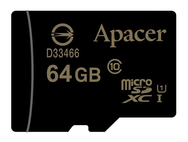 Карта памяти Apacer AP64GMCSX10U1-R 64GB