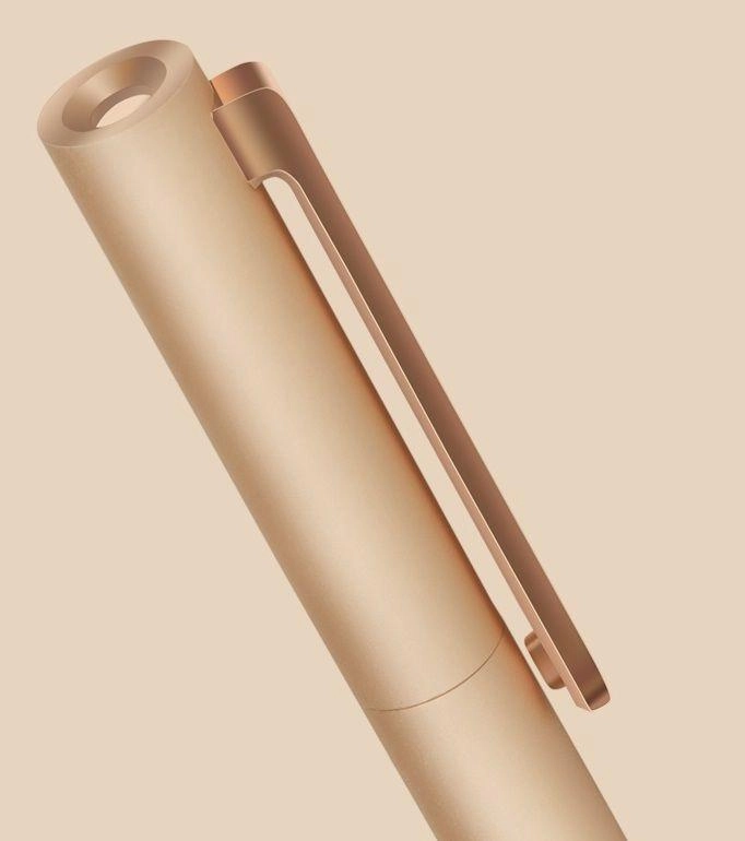 Картинка Авторучка Xiaomi Mi Aluminum Rollerball Pen Gold