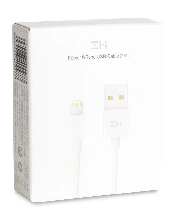 Картинка Кабель USB-Lightning ZMI AL813 White 1.0 m